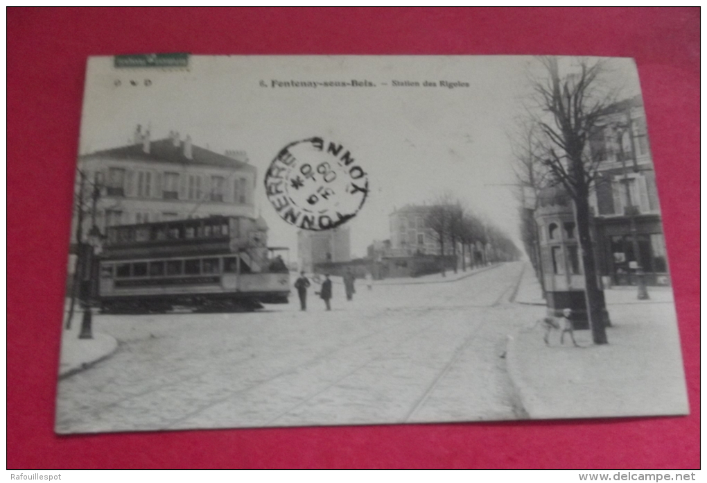 Cp Fontenay Sous Bois Station Des Rigolos - Fontenay Sous Bois