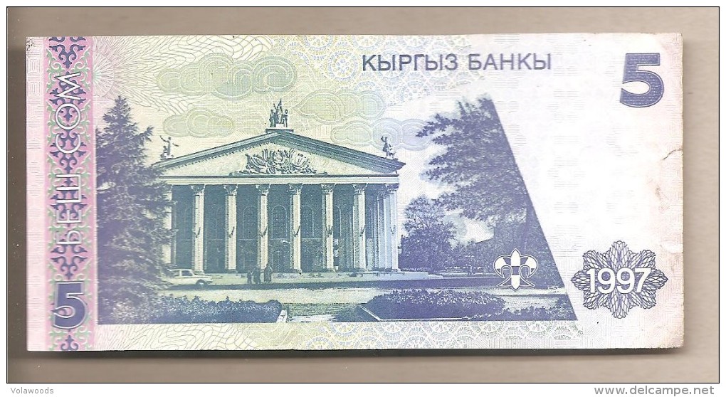 Kirghizistan - Banconota Circolata Da 5 Som - 1997 - Kirghizistan