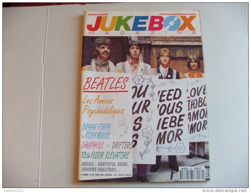 Revue JUKEBOX N° 69 Beatles Poster Les Doors - Musica