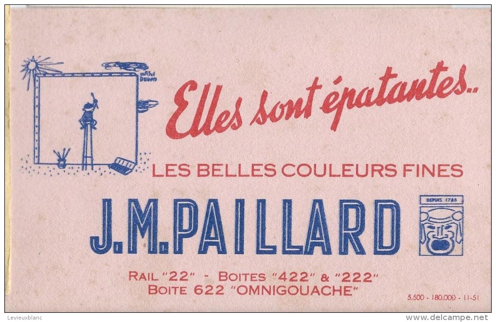 JM Paillard/ Boite Omnigouache/ Les Belles Couleurs Fines / Elles Sont épatantes/1951   BUV178 - Verf & Lak