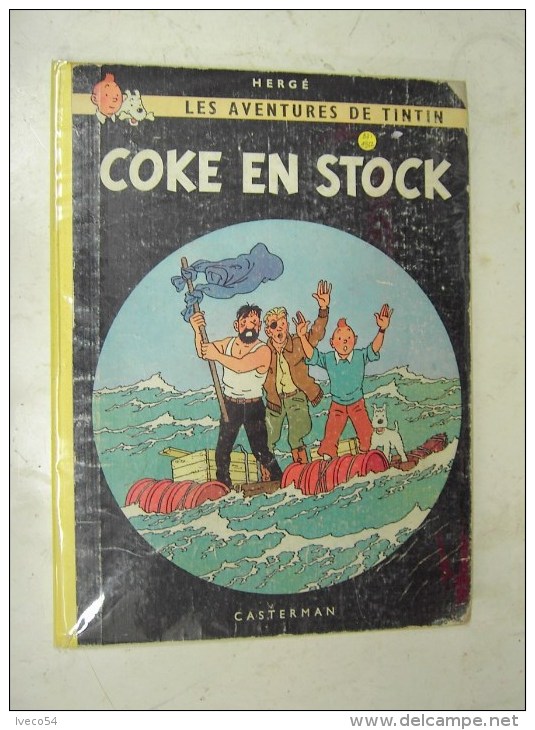 1962 Tintin "Coke En Stock "   E.O. B 31 - Hergé