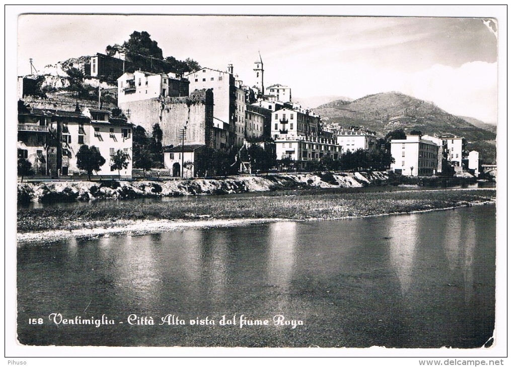 IT1866     VENTIMIGLIA : Citta Alta Vista Dal Fiume Roya - Imperia