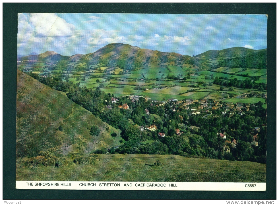 ENGLAND  -  Church Stretton  Caer Caradoc Hill  Used Postcard As Scans (creasing Top Left) - Shropshire