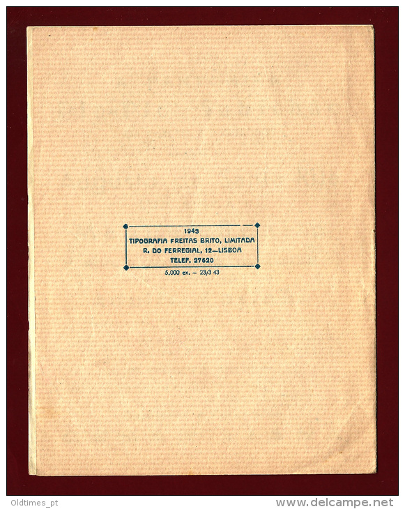 PORTUGAL - LISBOA - TEATRO DO MESTRE GIL - 1943 OLD PROGRAM - Programs