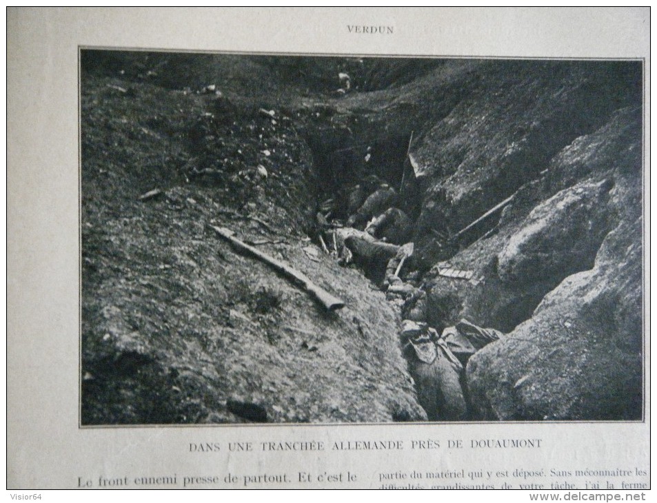 178 179 - Histoire Illustrée Guerre 1914 –Bataille Verdun (suite)-Bataille De La Somme-Ruines Village De Bras-Maricourt - Francés