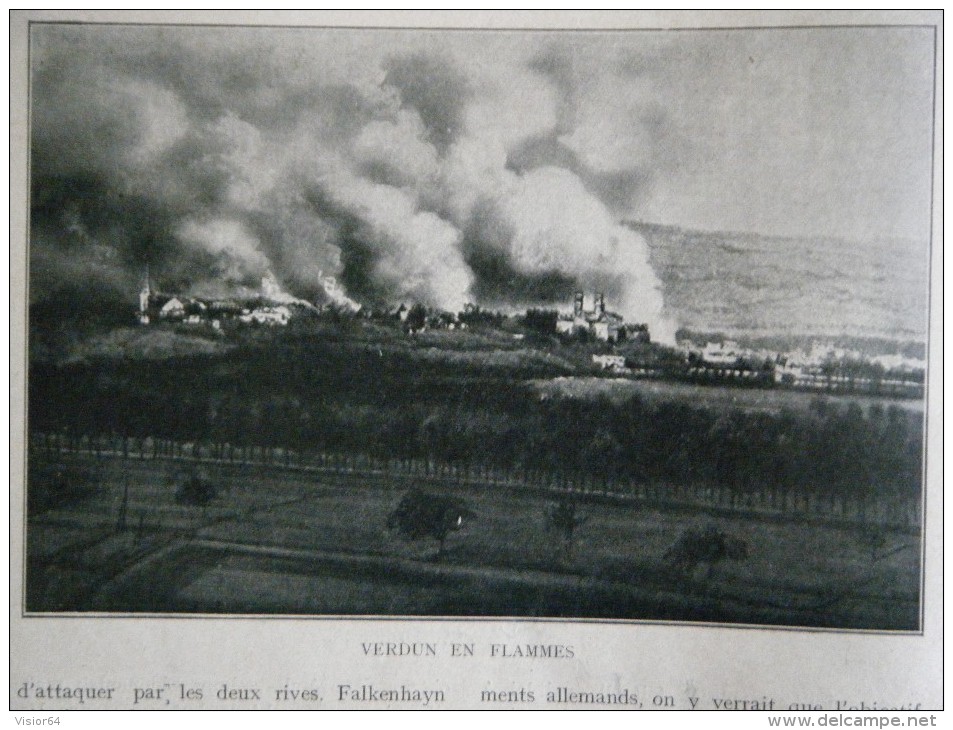 178 179 - Histoire illustrée Guerre 1914 –Bataille Verdun (suite)-Bataille de la Somme-Ruines village de Bras-Maricourt