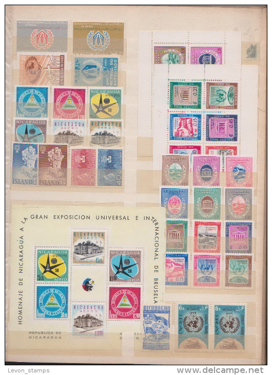 Refugees, United Nations, Expositions,Different Countries,41st.,1bloc,MNH. - Sammlungen (ohne Album)