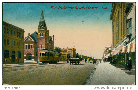 CANADA EDMONTON / First Presbyterian Church / CARTE COULEUR GLACEE - Edmonton