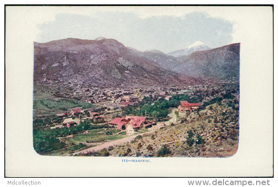 CANADA MANITOU / Vue Panoramique / CARTE COULEUR - Autres & Non Classés