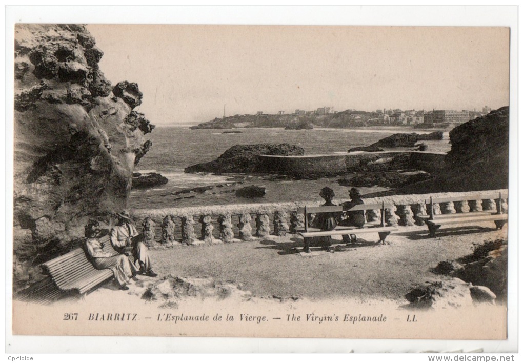 64 - BIARRITZ . L´ESPLANADE DE LA VIERGE . THE VIRGIN´S ESPLANADE - Réf. N°7336 - - Biarritz