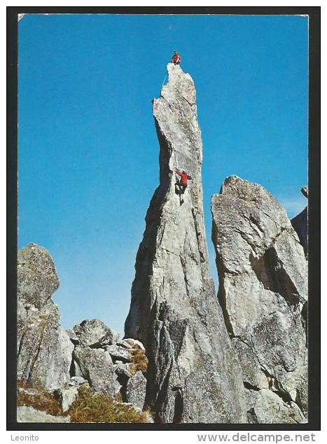 FIAMMA AUFSTIEG Bergsteigen Klettern Bergell PRANZAIRA GR Silvaplana 1968 - Climbing