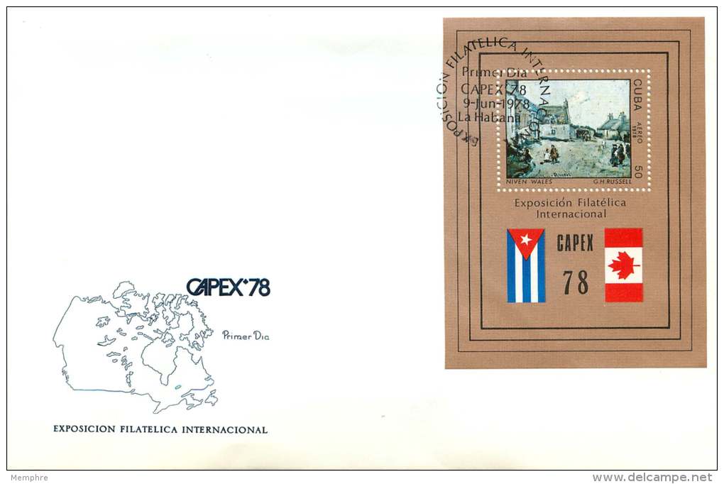 1978  CAPEX 78 Souvenir Sheet FDC - FDC