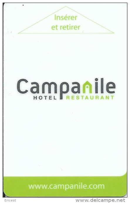 CLE HOTEL CAMPANILE HOTEL RESTAURANT ETAT COURANT - Hotel Key Cards