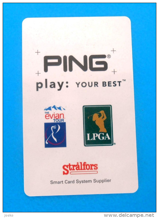 GOLF - SOLHEIM CUP 2003. ( Sweden - Very Rare Card - Not Phonecard ) Dagens Industri Europe & Usa Barseback Ping LPGA - Sport