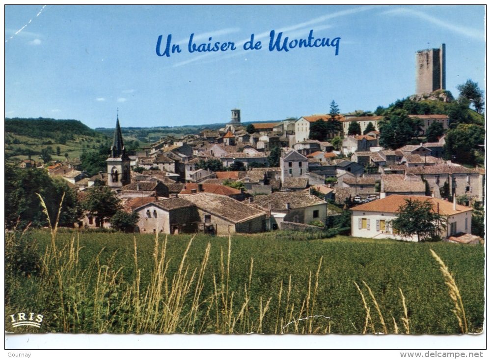 Un Baiser De Montcuq : Vue Générale - Lot Pittoresque N°46/151 Théojac Dentelée - Montcuq