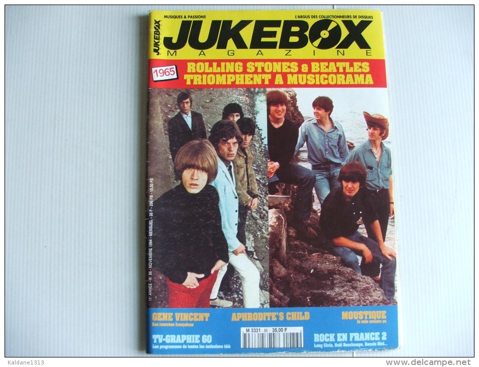 Revue JUKEBOX N° 86 Rolling Stones Poster Stones - Musica