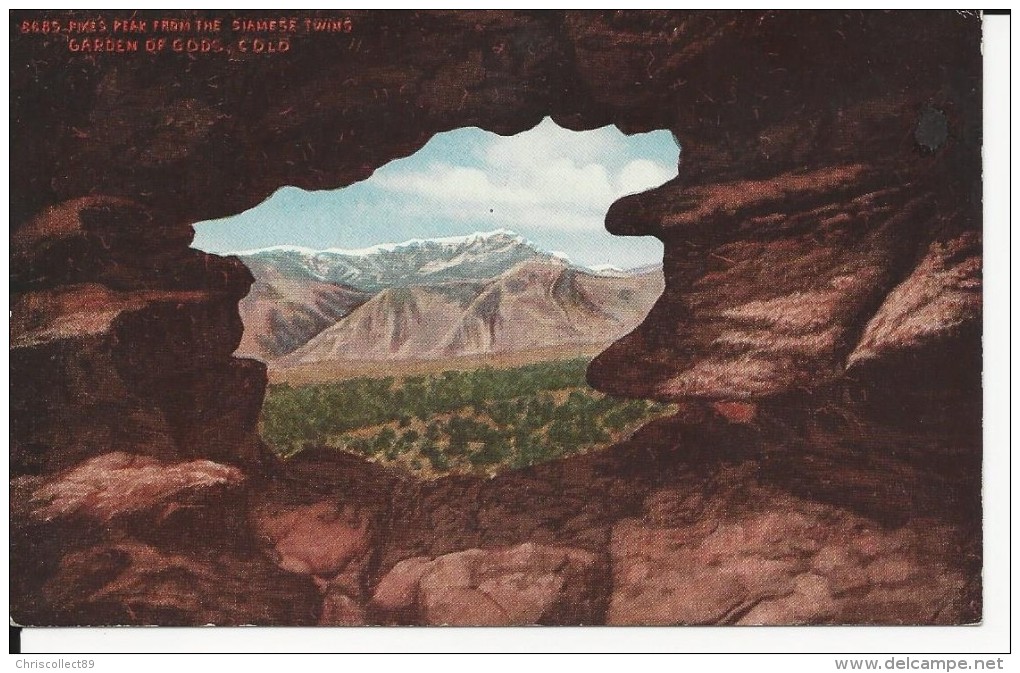 Carte Postale Colorado : Garden Of The Gods - Rocky Mountains