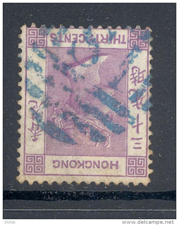 HONG KONG, Postmark Barred Numeral S1 (Shanghai) On 30c Wmk CC VFU, SGz780, Cat &pound;9 - Used Stamps