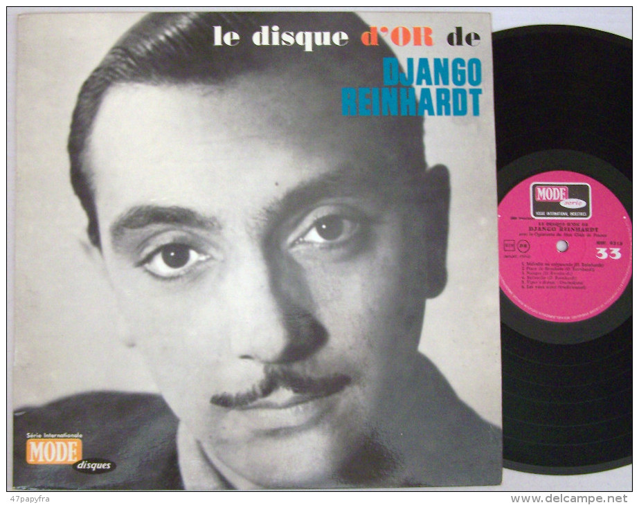 Django REINHARDT LP JAZZ  Série MODE Original BIEM Disque D'Or Mélodie Au Crépuscule Excellent état - Jazz