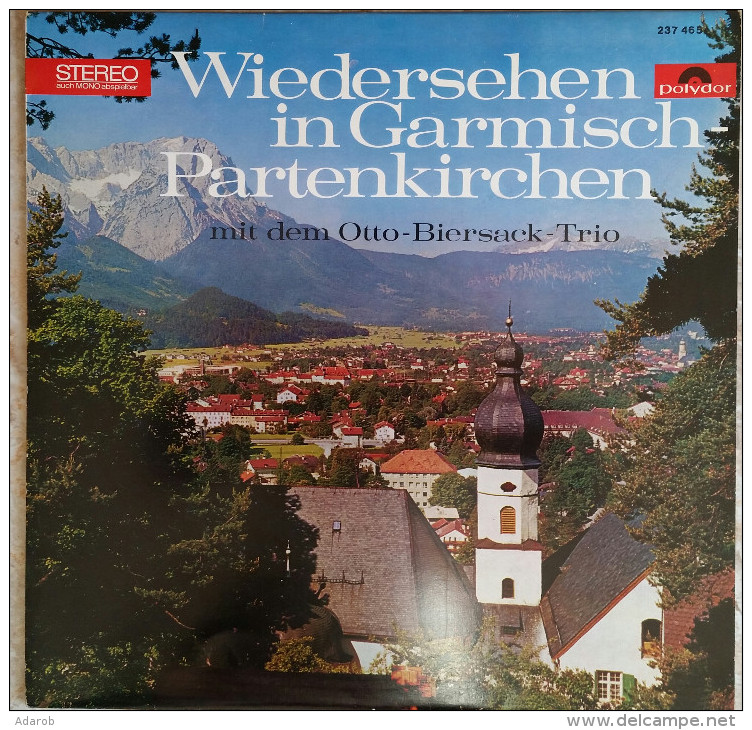 DISQUE VINYLE 33 Tours WIEDERSEHEN IN GARMISCH PARTENKIRCHEN - Otros - Canción Alemana