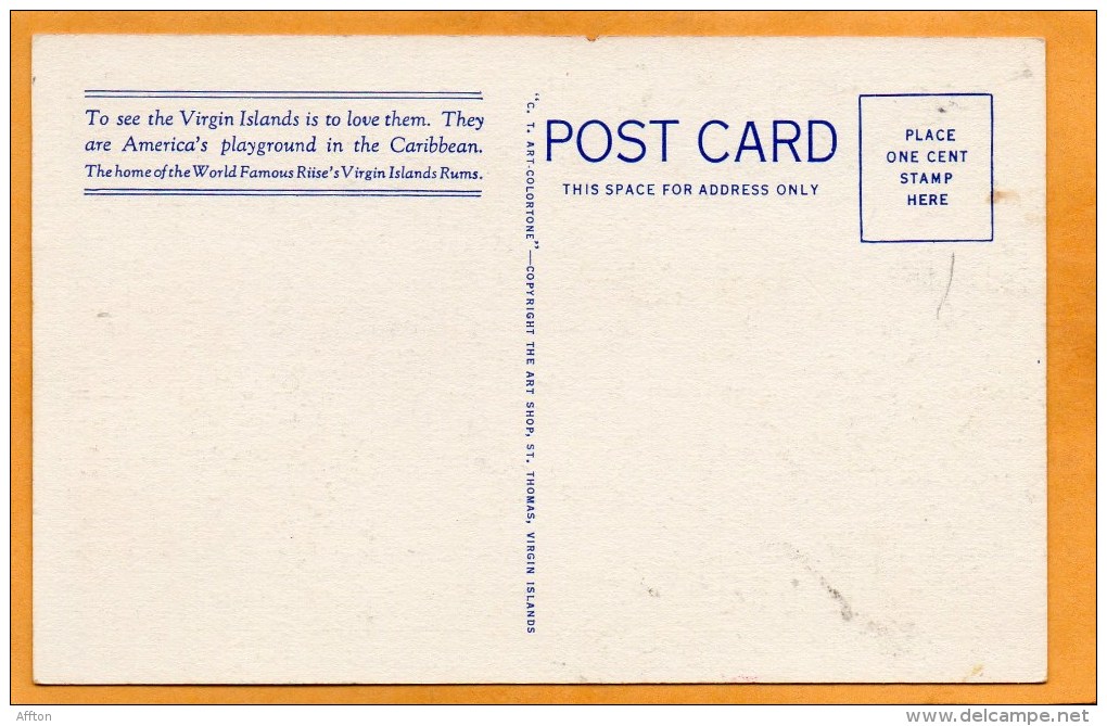St John VI Old Postcard - Virgin Islands, US