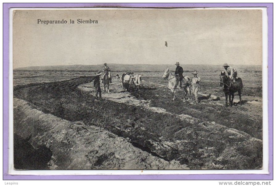 AMERIQUE --  Argentine -- Preparando La Siembra - Argentinien