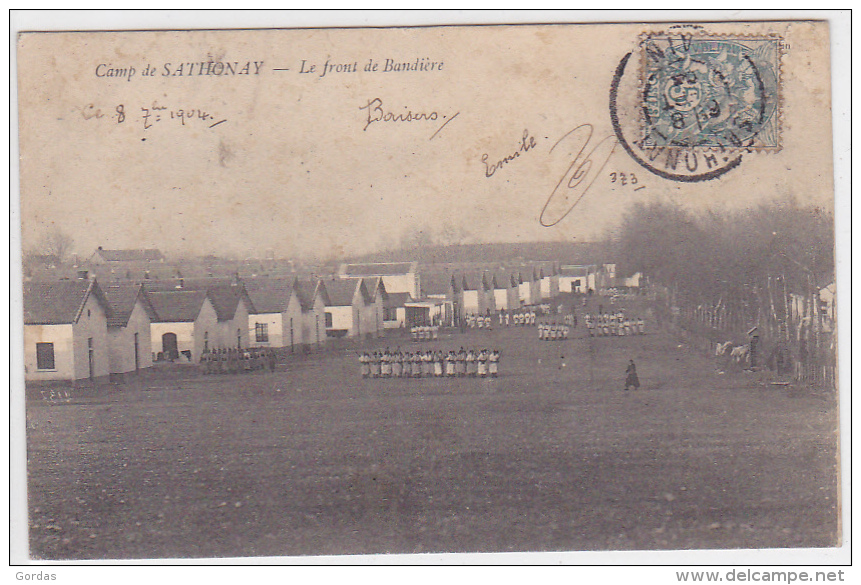 France - Camp De Sathonay - Le Front De Bandiere - Rillieux La Pape