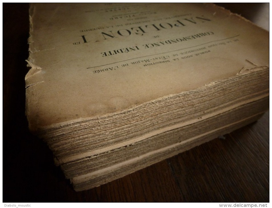 Rare  1913 Correspondance Inédite De NAPOLEON Ier  Tome IV (archives De La Guerre, Par E.Picard Et L.Tuetey , 919 Pages - 1901-1940