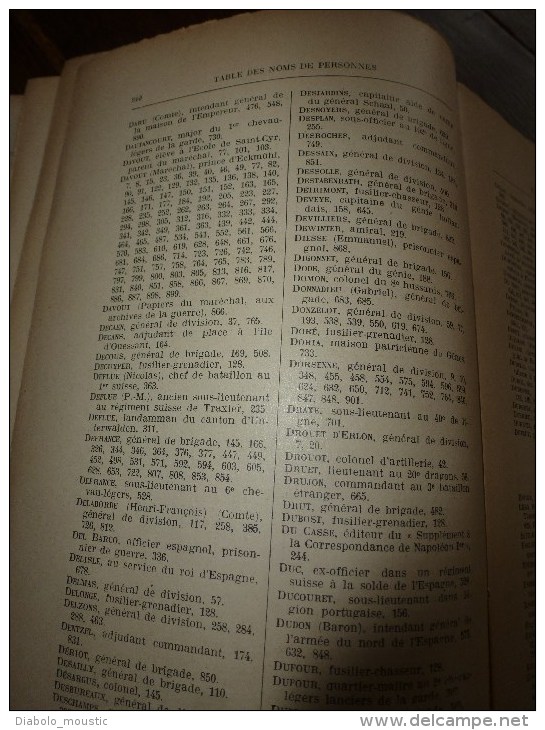 Rare  1913 Correspondance inédite de NAPOLEON Ier  tome IV (archives de la guerre, par E.Picard et L.Tuetey , 919 pages