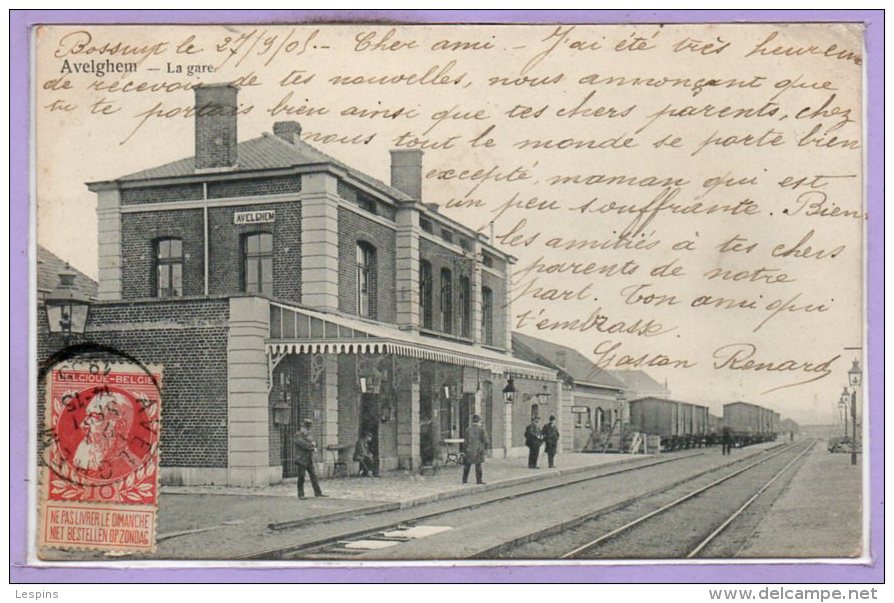 BELGIQUE --  AVELGHEM --  La Gare - Avelgem