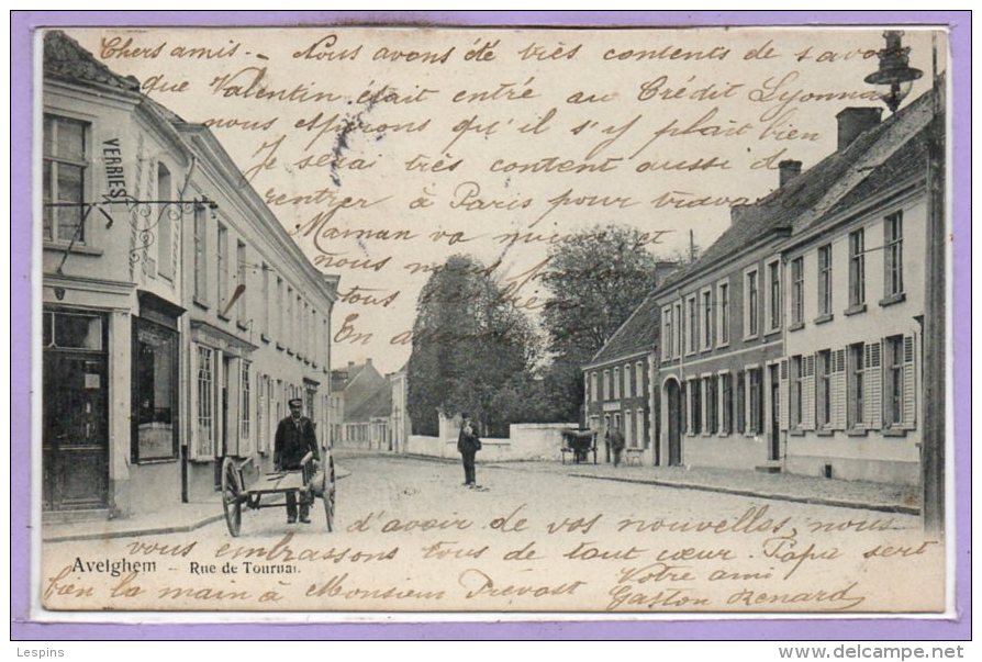 BELGIQUE --  AVELGHEM --  Rue De Tournai - Avelgem