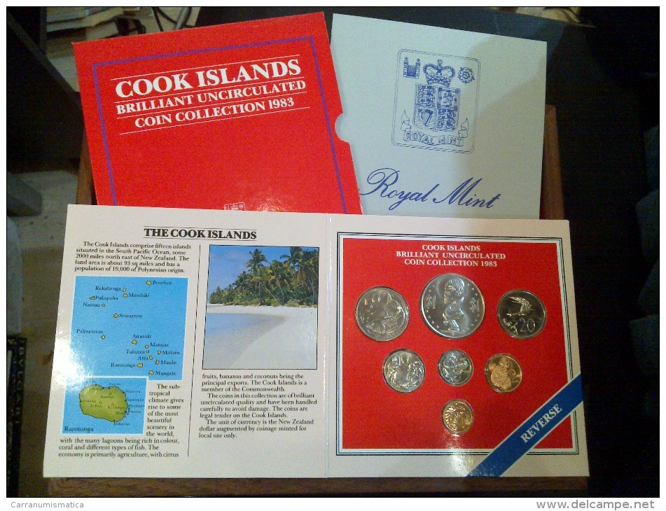 1983 COOK ISLANDS SET COIN Royal Mint - Cookeilanden