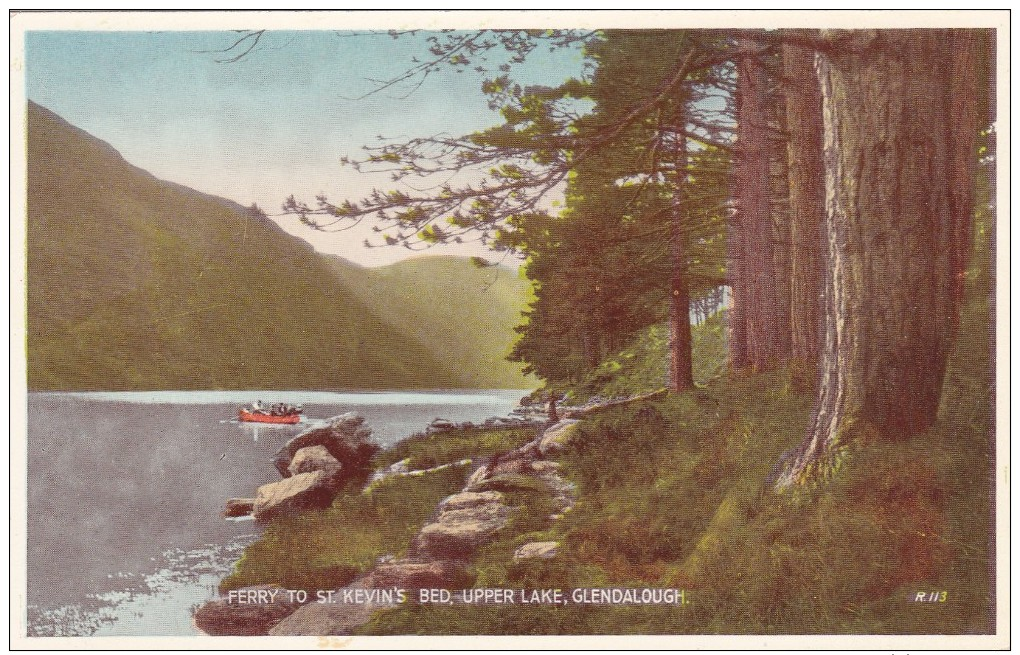 Ferry To ST.Kevin`s Bed,Glendalough In County Wicklow, Ireland.,S19. - Wicklow