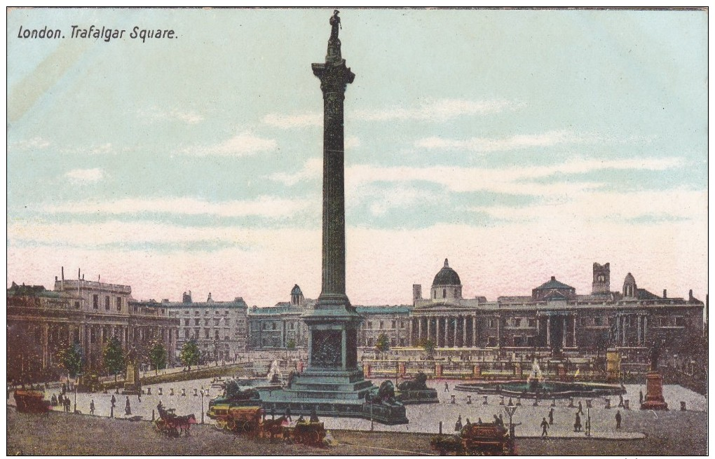 Old Card Of Trafalgar Square,London.S19. - Trafalgar Square