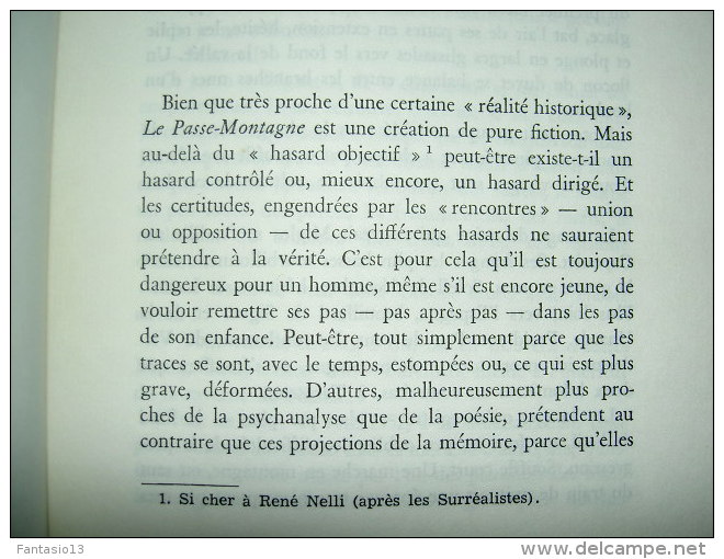 " Le PASSE - MONTAGNE " Par  Christian  BERNADAC 1975  Littérature Guerre Préhistoire Archéologie - Autres & Non Classés