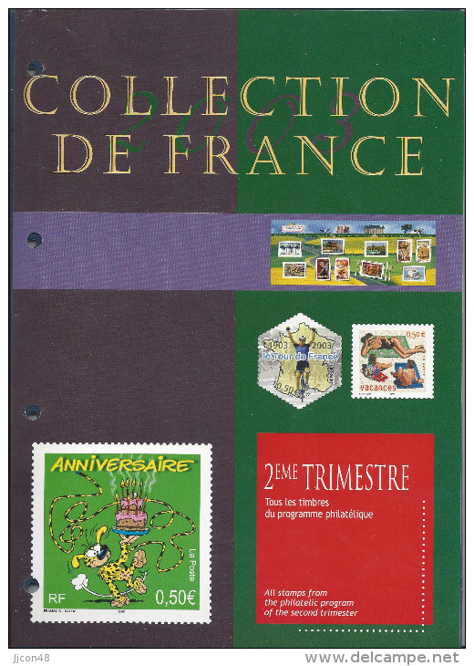 France  2003  (**)  MNH  Mi.3677-3773  (complete Year See Scans) - 2000-2009