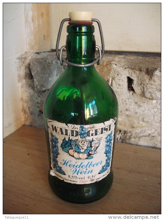 Vintage - Bouteille De Vin Der Gute WALD GEIST Heidelbeer Wein - Vin