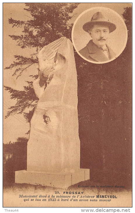 ¤¤   -  19  -  FROSSAY  -  Monument élevé à La Mémoire De L´Aviateur MANEYROL   -  ¤¤ - Frossay