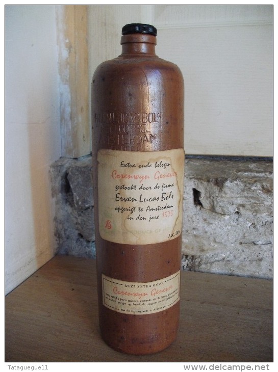 Ancien - Bouteille De Spiritueux En Terre BOLS Corenwyn Genever - Spiritueux