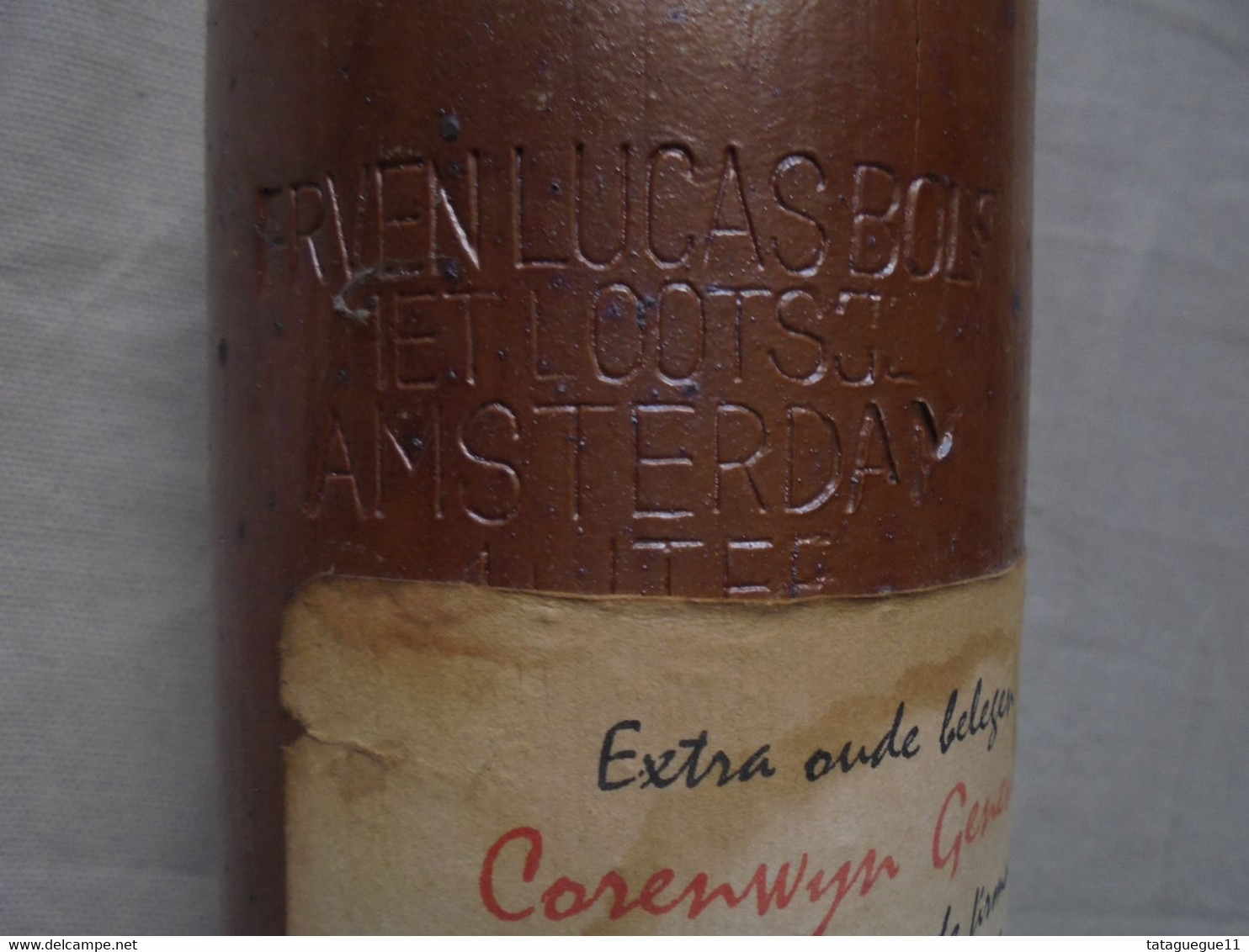 Ancien - Bouteille de spiritueux en terre BOLS Corenwyn Genever