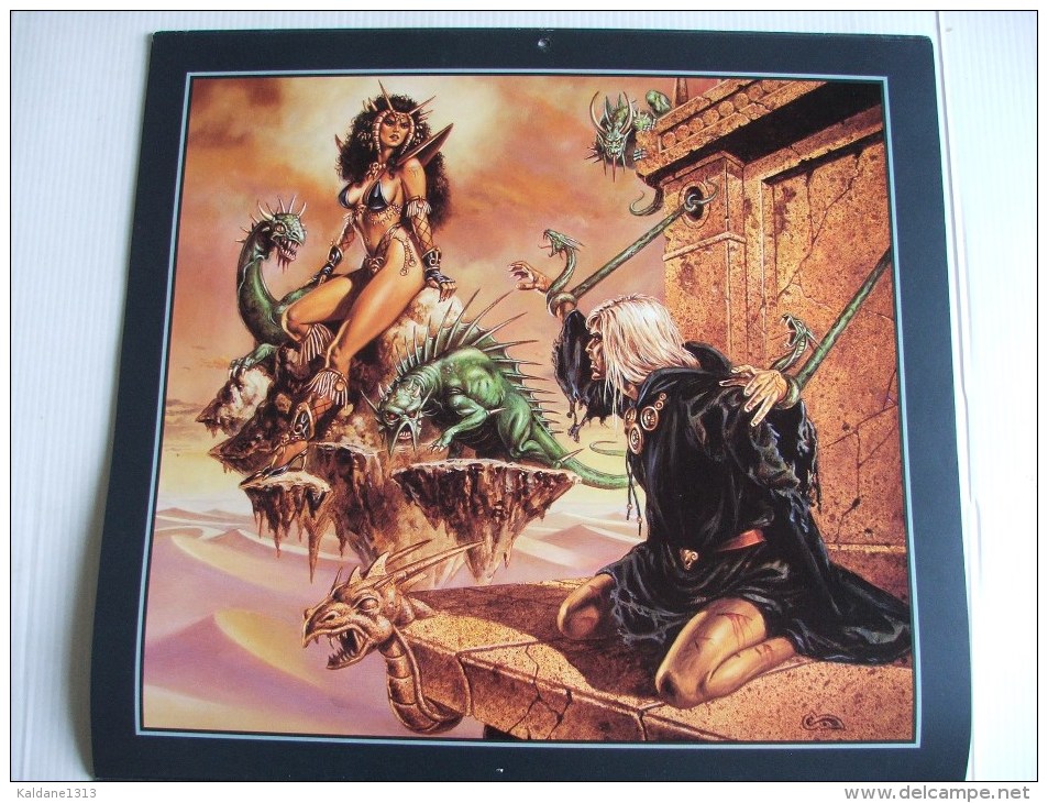 Dragonlance Lancedragon Calendrier Calendar 1988 - Autres & Non Classés