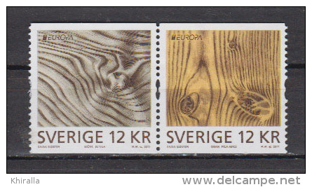 SUEDE     2011    EUROPA       N°   2797 / 2798         COTE      8 € 40             ( M 481 ) - Unused Stamps