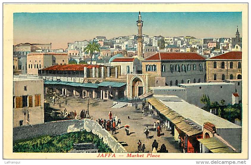 Pays Divers-monde-ref C290- Jaffa - Le Marché   - Carte Bon Etat   - - Monde