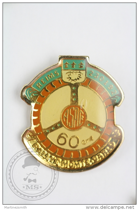 Rally Monte Carlo, Reims - 60 Anniversary - Pin Badge #PLS - Rallye