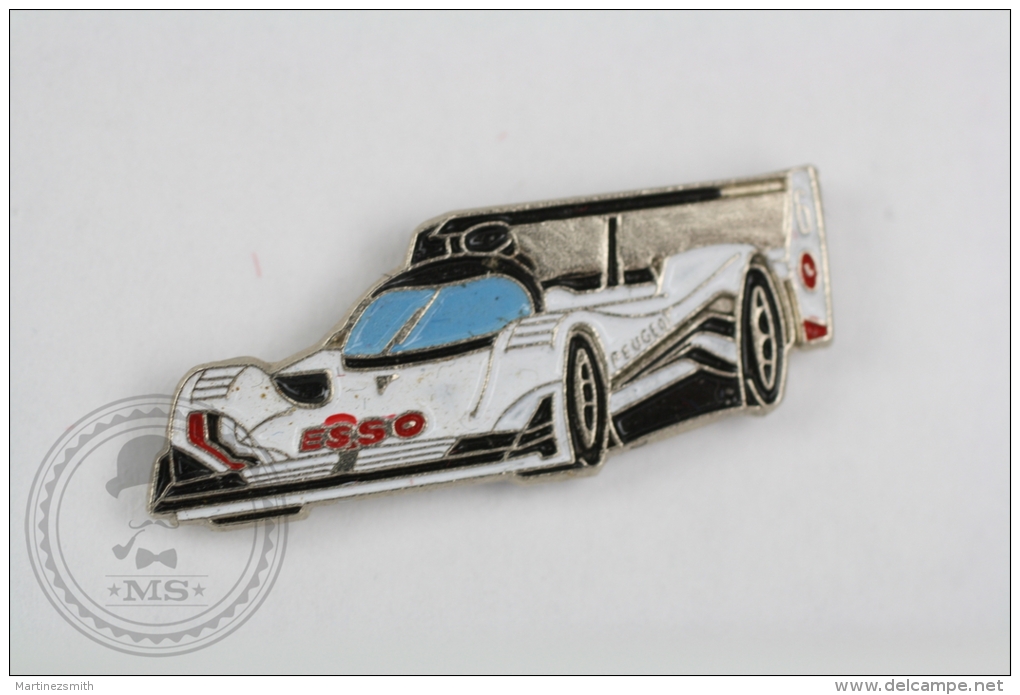 Peugeot ESSO Racing Car - Pin Badge #PLS - Peugeot