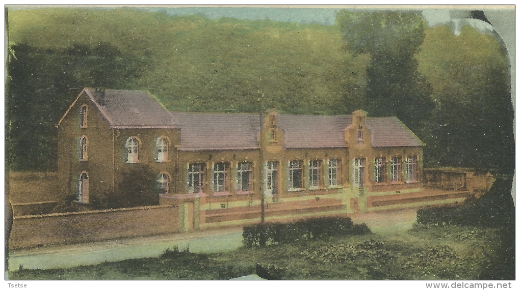 Les Awirs - Souvenir De ... -Jolie Vue De L'Ecole Des Filles - 1929 ( Voir Verso ) - Flémalle