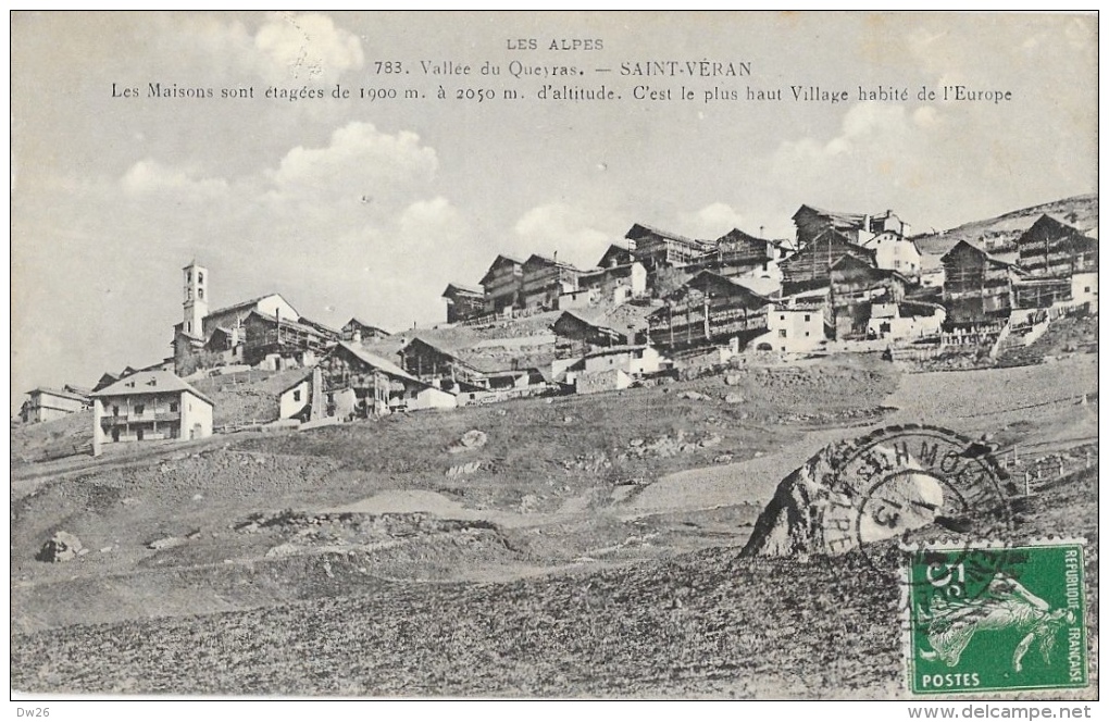 Vallée Du Queyras - Saint-Véran - Les Maisons Sont étagées De 1900m à 2050m - Plus Haut Village D´Europe - Autres & Non Classés