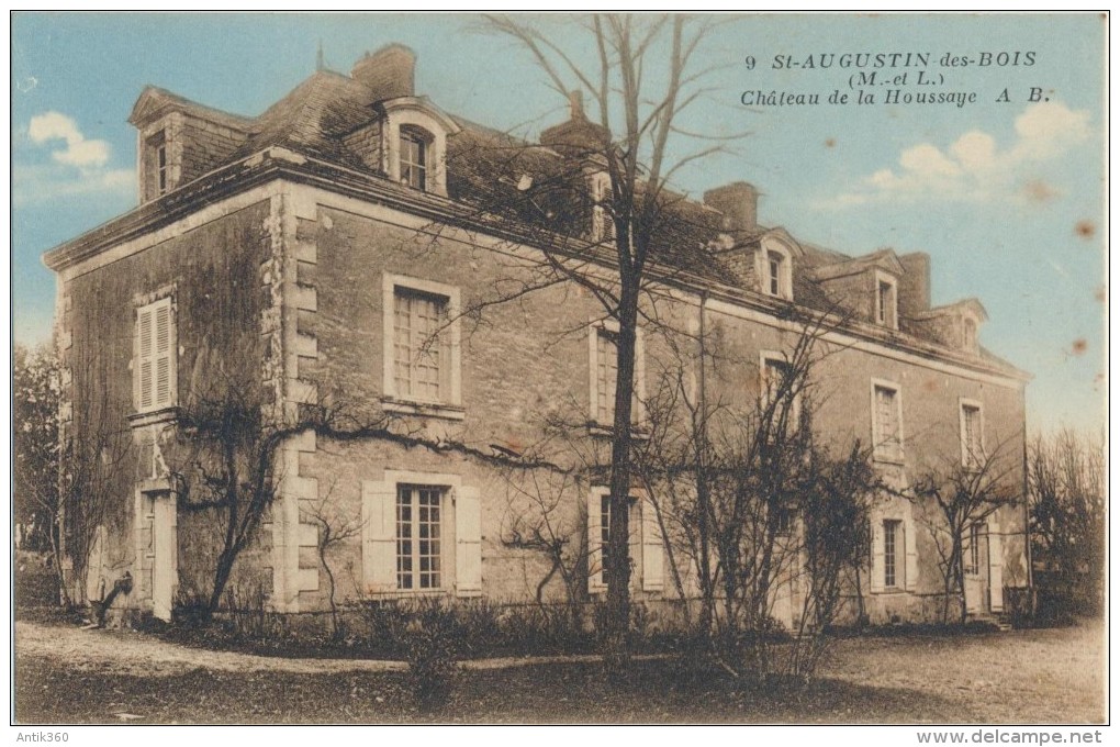 CPA 49 SAINT AUGUSTIN DES BOIS Château De La Houssaye - Saint Georges Sur Loire