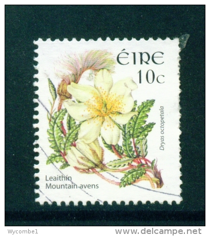 IRELAND  -  2004  Wild Flower Definitives  Mountain Avens  10c  Used As Scan - Usados