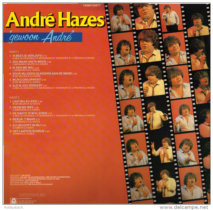 * LP *  ANDRÉ HAZES - GEWOON ANDRÉ (Holland 1981) - Other - Dutch Music